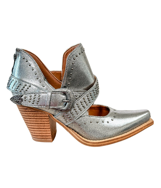 Fiona Ankle Boot in Silver