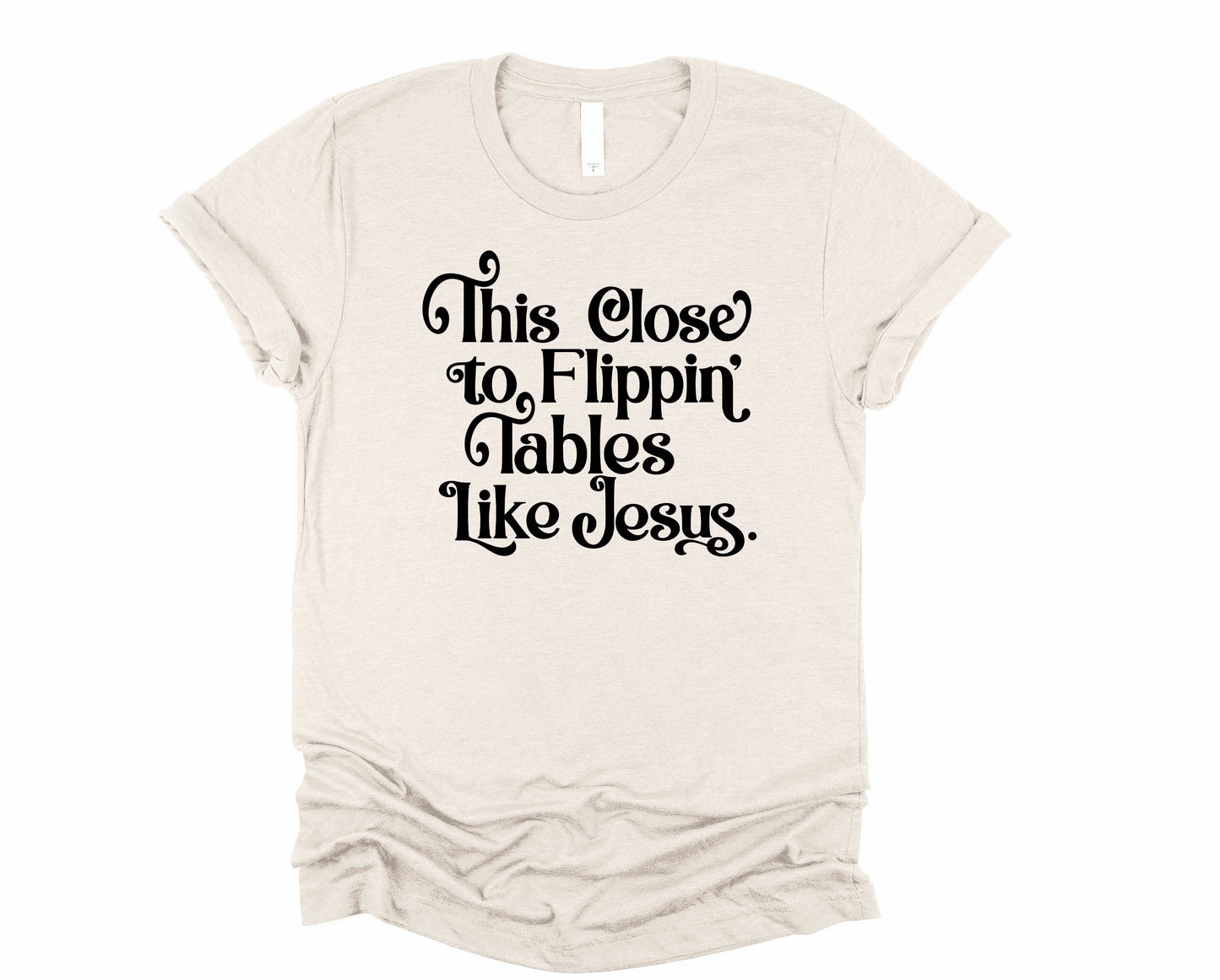 Wholesale flippin Tables Graphic Tee - Sand