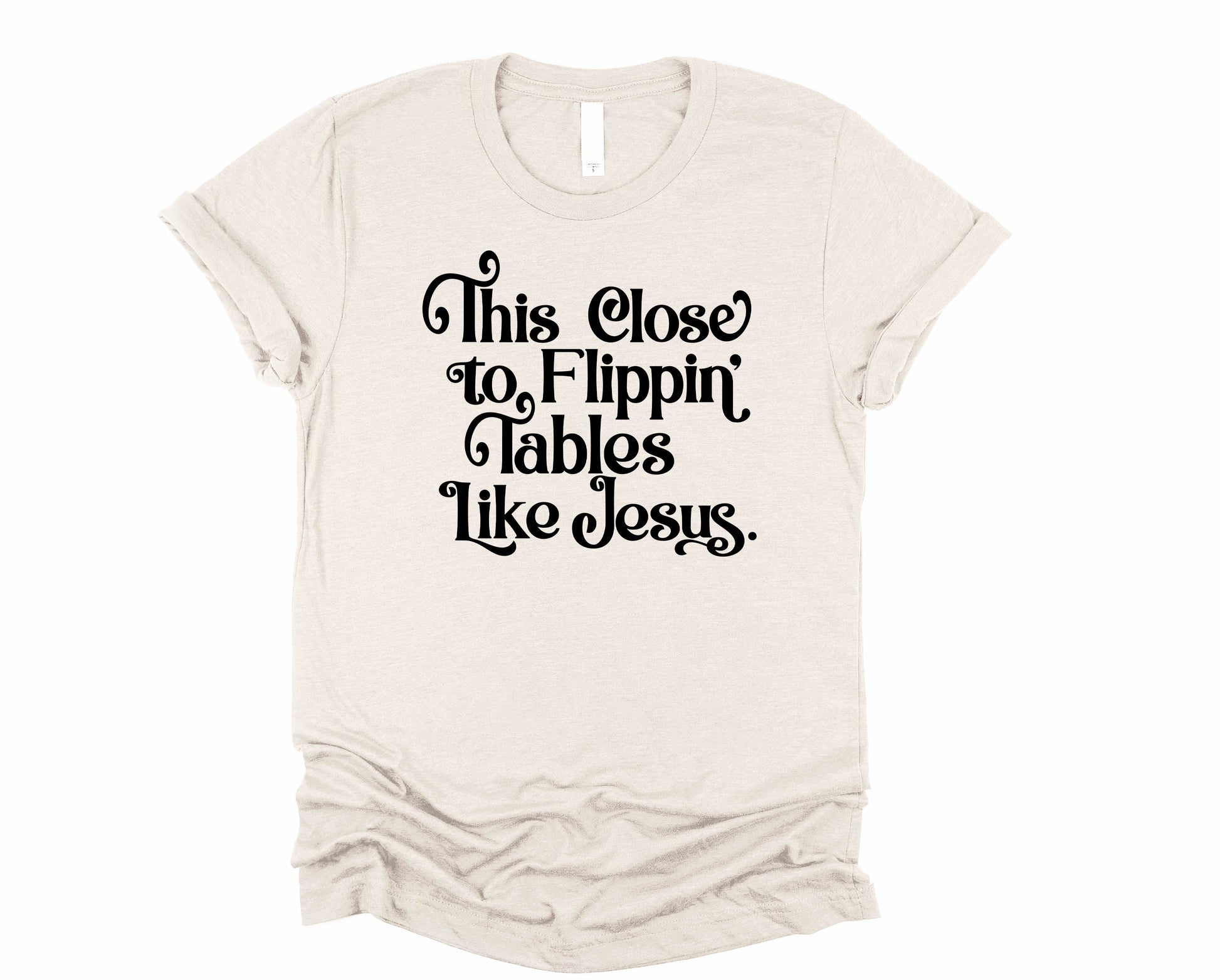 Wholesale flippin Tables Graphic Tee - Sand