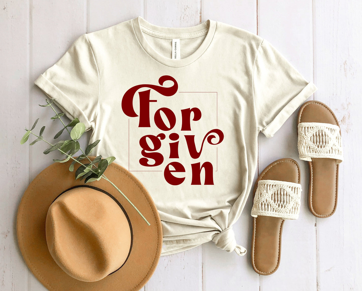 Wholesale forgiven Graphic Tee - White Tee