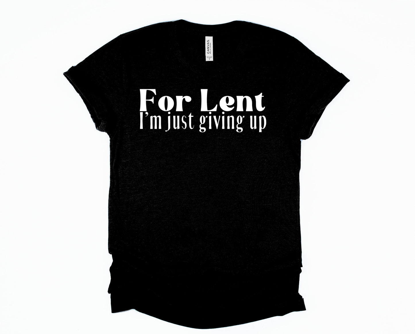 Wholesale For lent Graphic Tee - Black