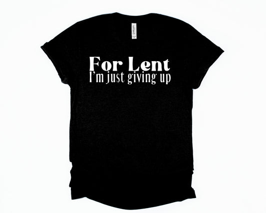 Wholesale For lent Graphic Tee - Black