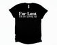 Wholesale For lent Graphic Tee - Black
