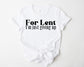 Wholesale For lent Graphic Tee - White