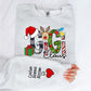 Wholesale Custom Claus Designs - White Sweatshirt