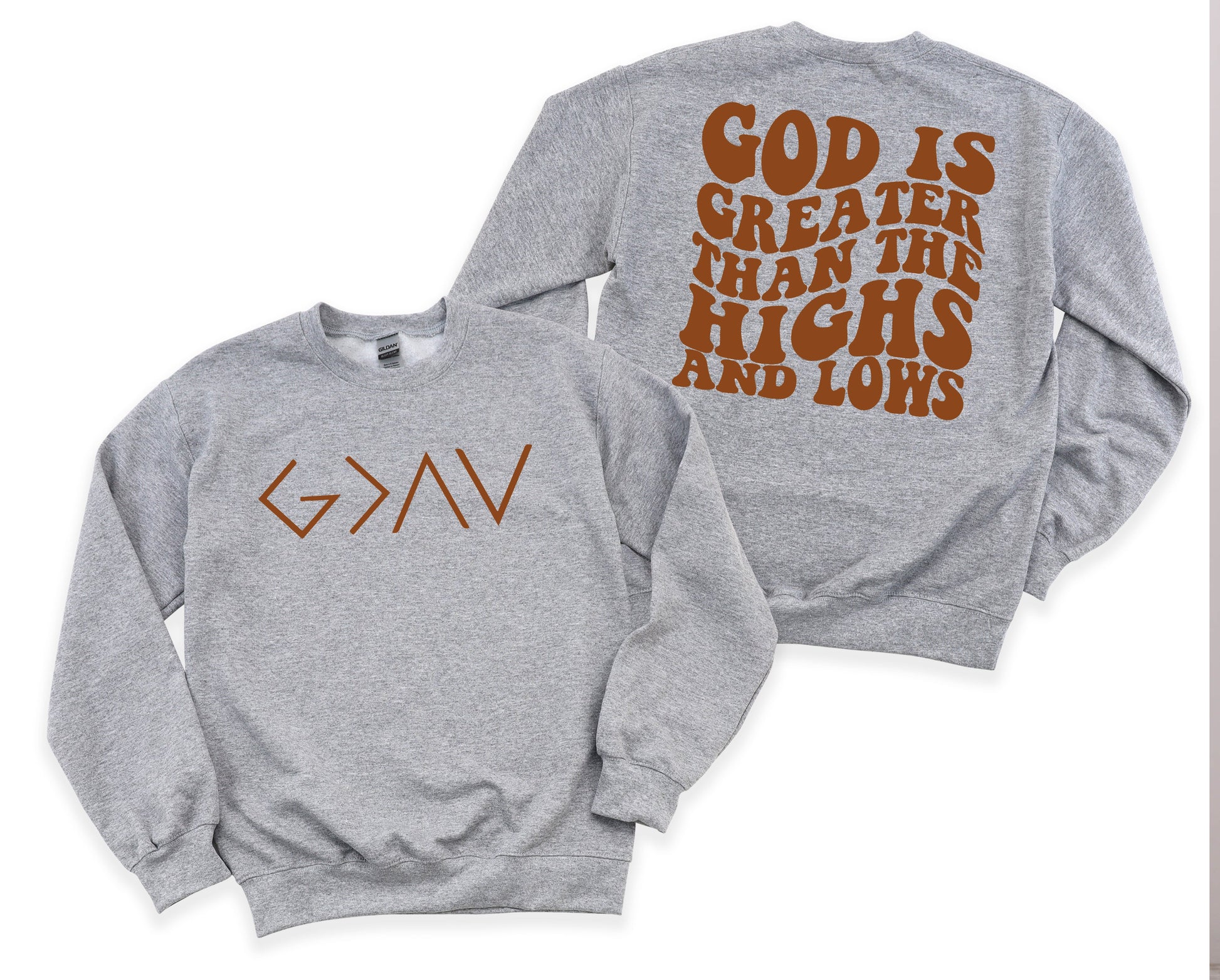 Wholesale God Is Graphic Tee - Grey Tee