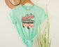 Wholesale Groovy Tis the Season Graphic Tee - Heather Grey
