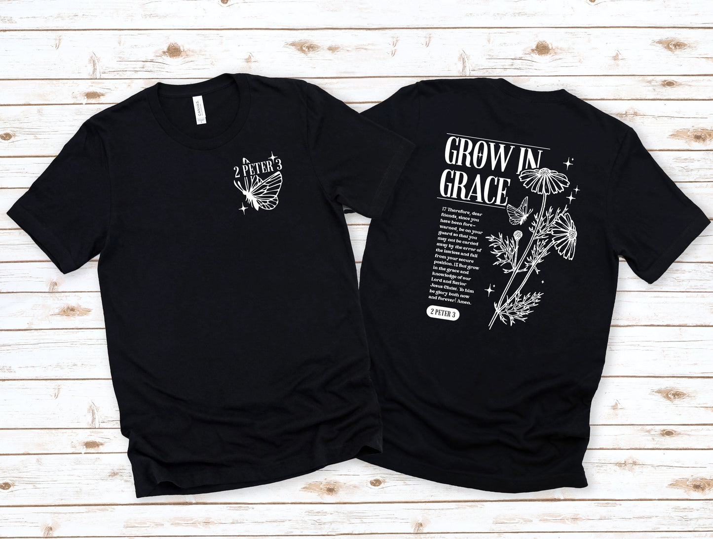 Wholesale Grow in Grace Graphic Tee - Aqua