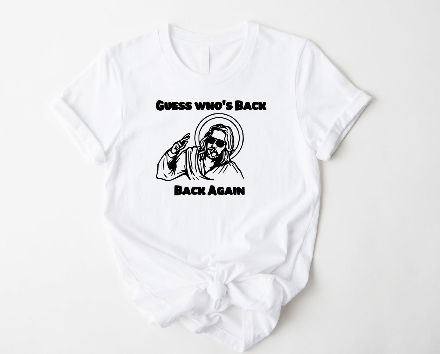 Wholesale Guess Who's Back Graphic Tee - White
