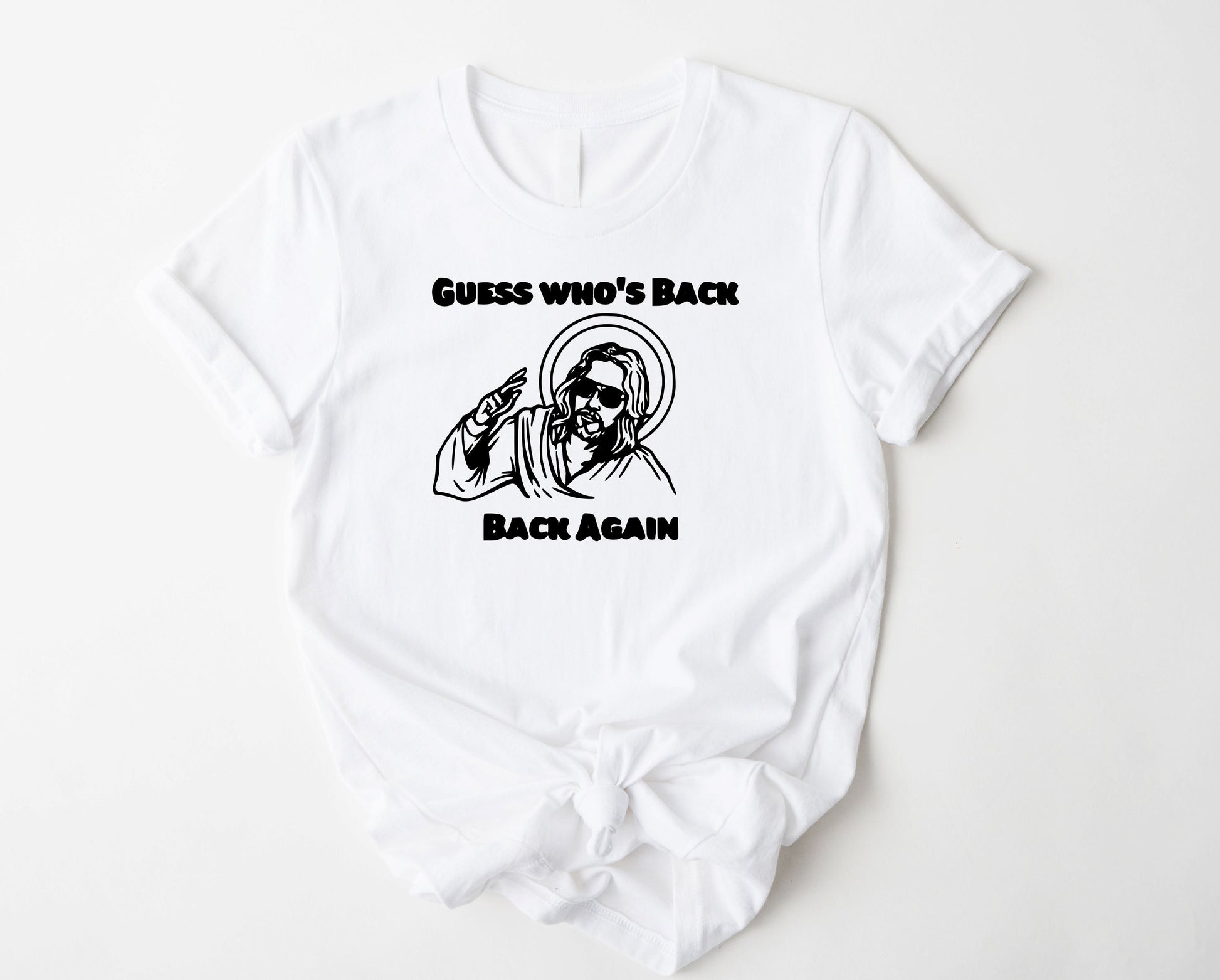 Wholesale Guess Who's Back Graphic Tee - White