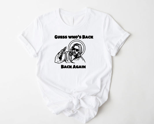 Wholesale Guess Who's Back Graphic Tee - White