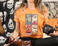 Wholesale Halloween Tarot Cards Graphic Tee - Charcoal