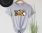 Wholesale Halloween Gnome Graphic Tee - Orange/Autumn