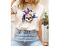 Wholesale Halloween Skull Graphic Tee - Sand