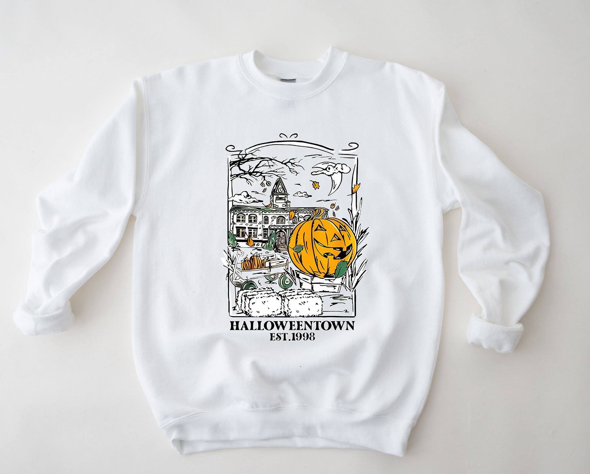 Wholesale Halloweentown Graphic Tee - White