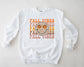 Wholesale Happy Fall Vibes Graphic Tee - heather Sand