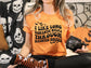 Wholesale Haunted Houses Graphic Tee - Burnt Orange