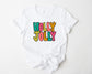 Wholesale Holly Jolly Graphic Tee - Sand