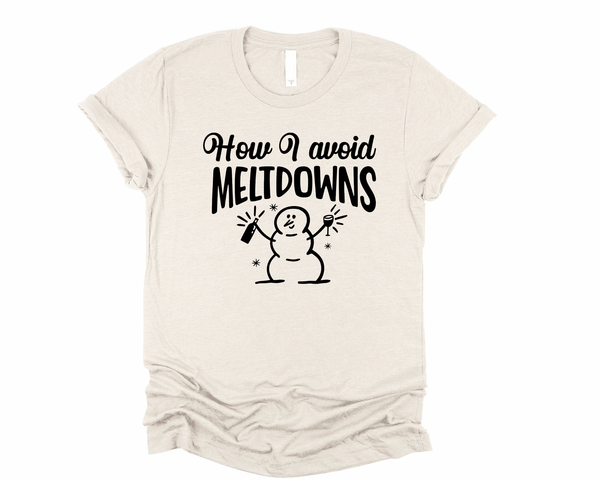 Wholesale How I Avoid Meltdowns Graphic Tee - Red