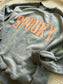 Wholesale Spooky Varsity INSIDE OUT SWEATSHIRT - Charcoal Sweatshirt