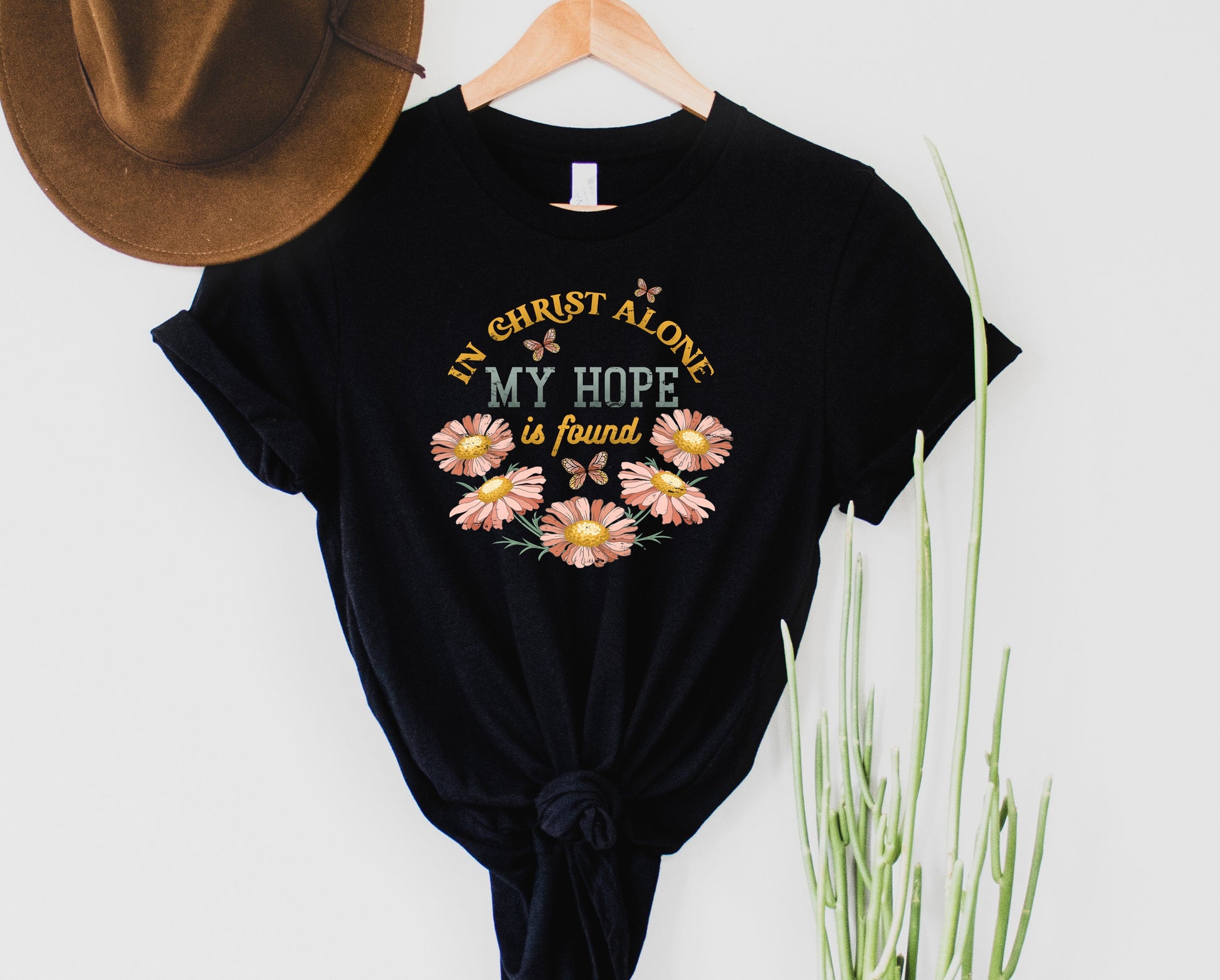 Wholesale In Christ Alone Graphic Tee - Black