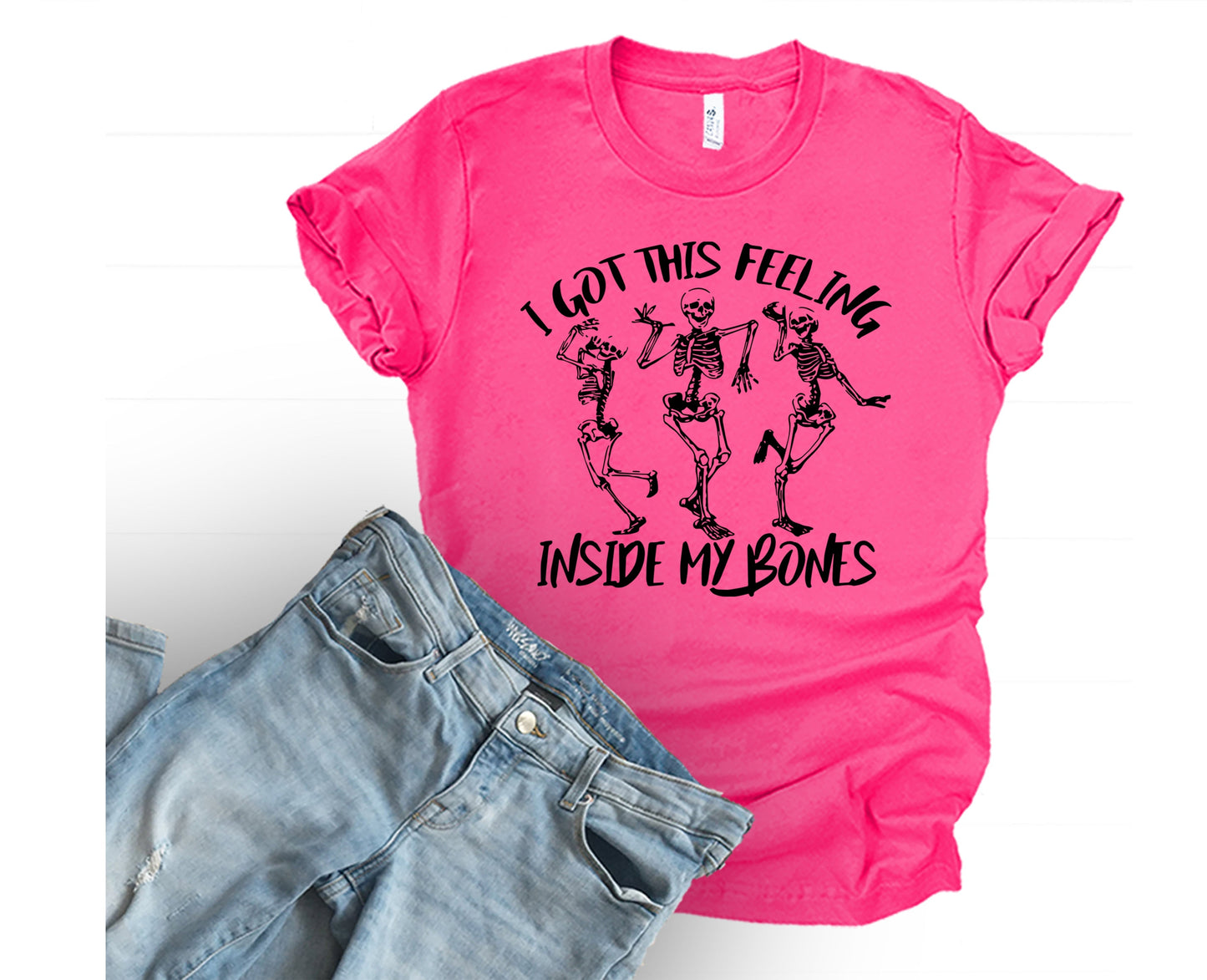 Wholesale Inside My Bones Graphic Tee - Burnt Orange Tee