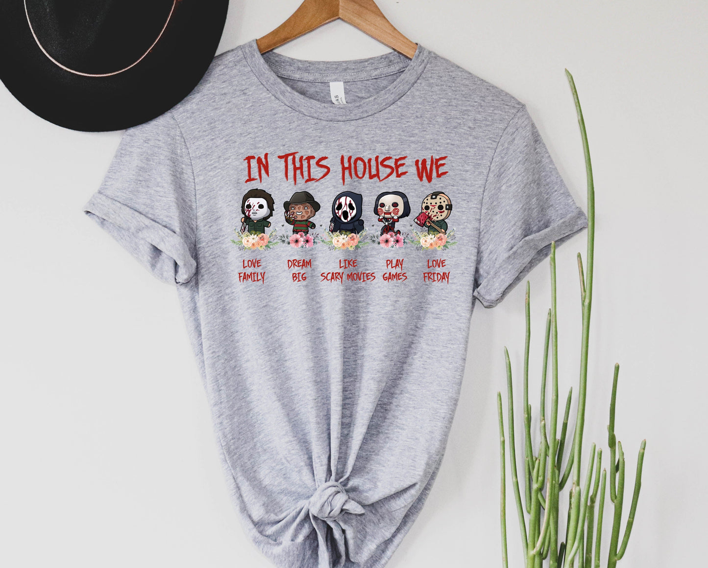 Wholesale In This House Graphic Tee - Grey
