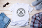 Wholesale Iron Sharpens Iron Graphic Tee - Heather Blue