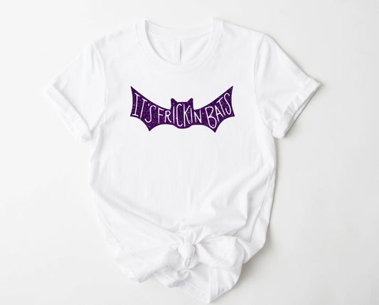 Wholesale It's Frickin Bats Graphic Tee - White