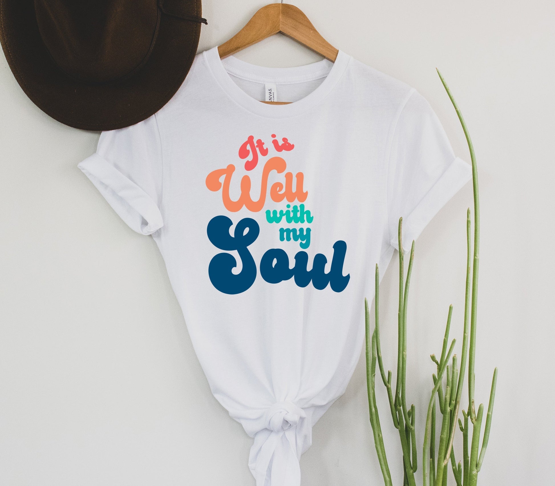 Wholesale It is well Graphic Tee - White