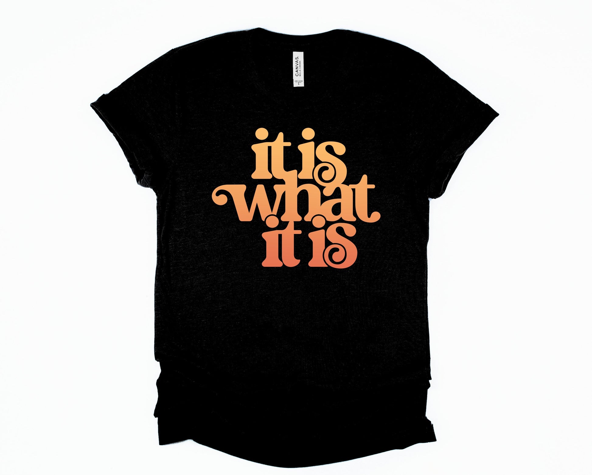 Wholesale It Is What It Is Graphic Tee - Black Tee