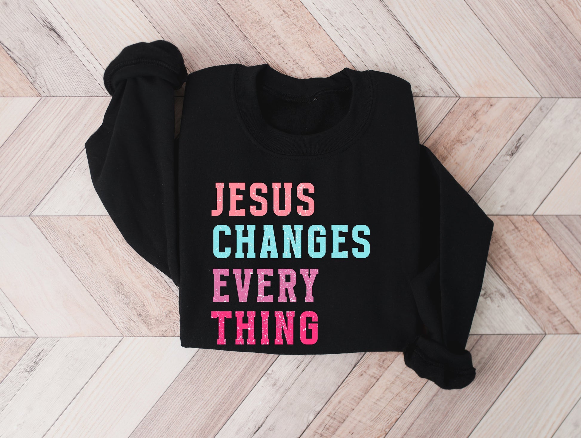 Wholesale Jesus Changes Everything Graphic Tee - White Tee