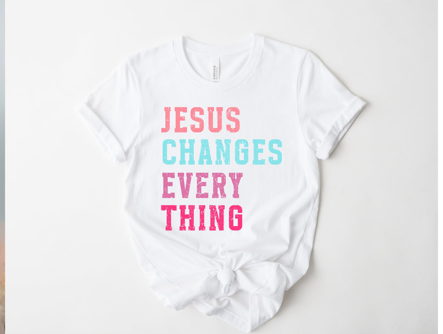 Wholesale Jesus Changes Everything Graphic Tee - Black Sweatshirt
