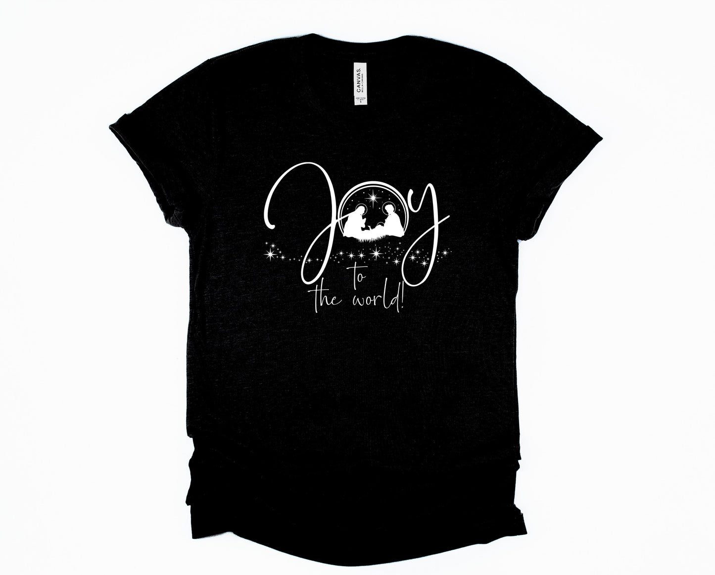 Wholesale Joy to the World Graphic Tee - Navy
