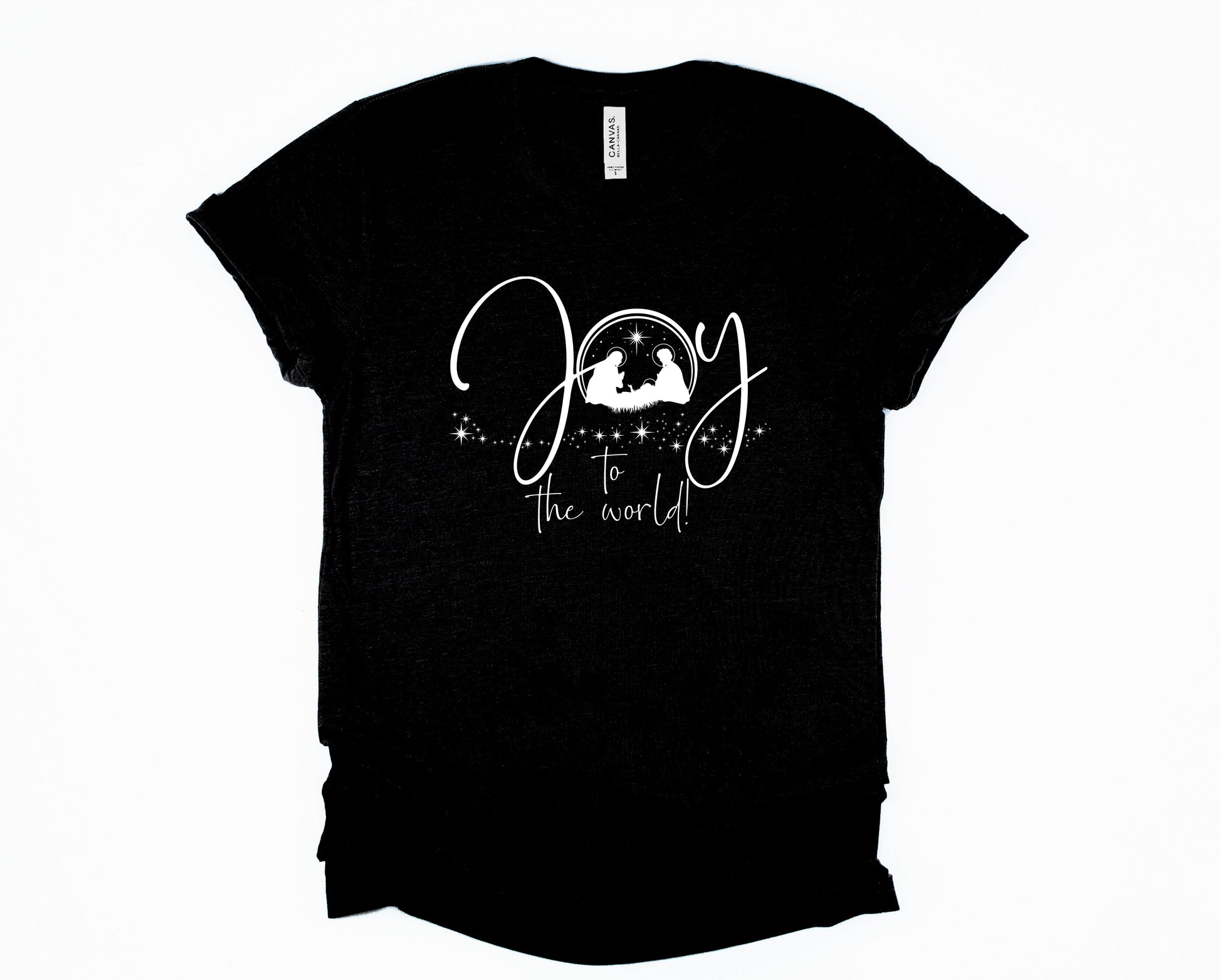 Wholesale Joy to the World Graphic Tee - Navy