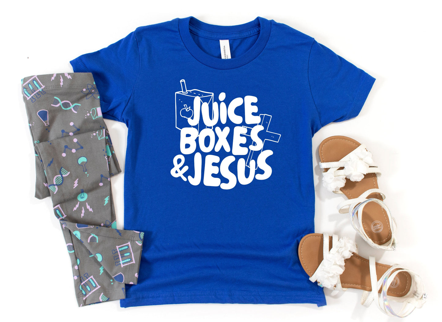 Wholesale Juice Boxes & Jesus Graphic Tee - Kelly Green