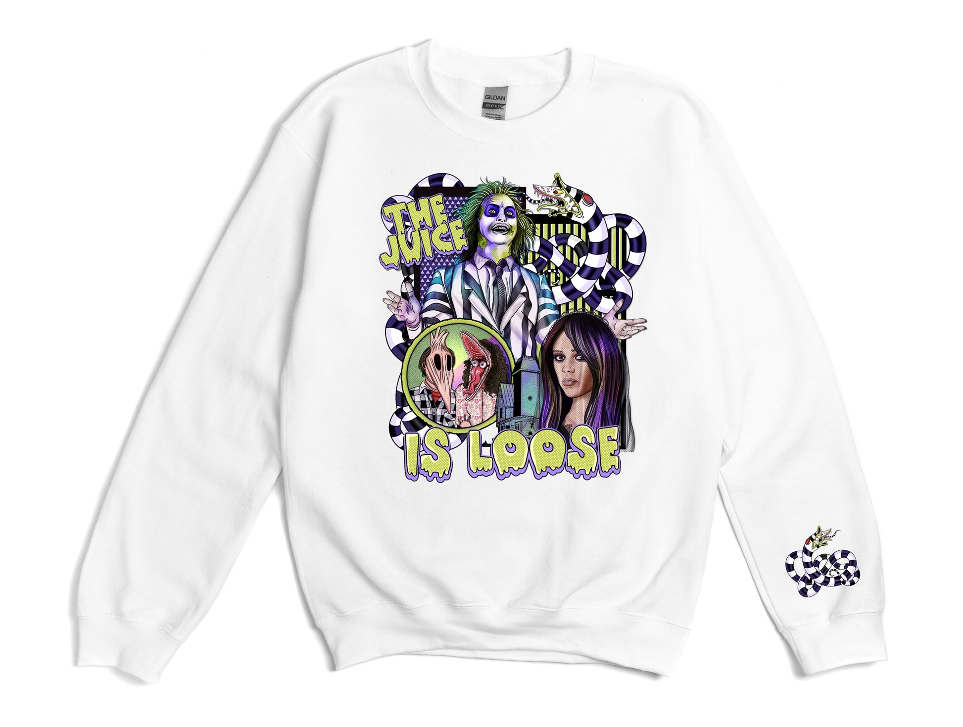Wholesale The Juice is Loose Graphic Tee - Grey Sweatshirt