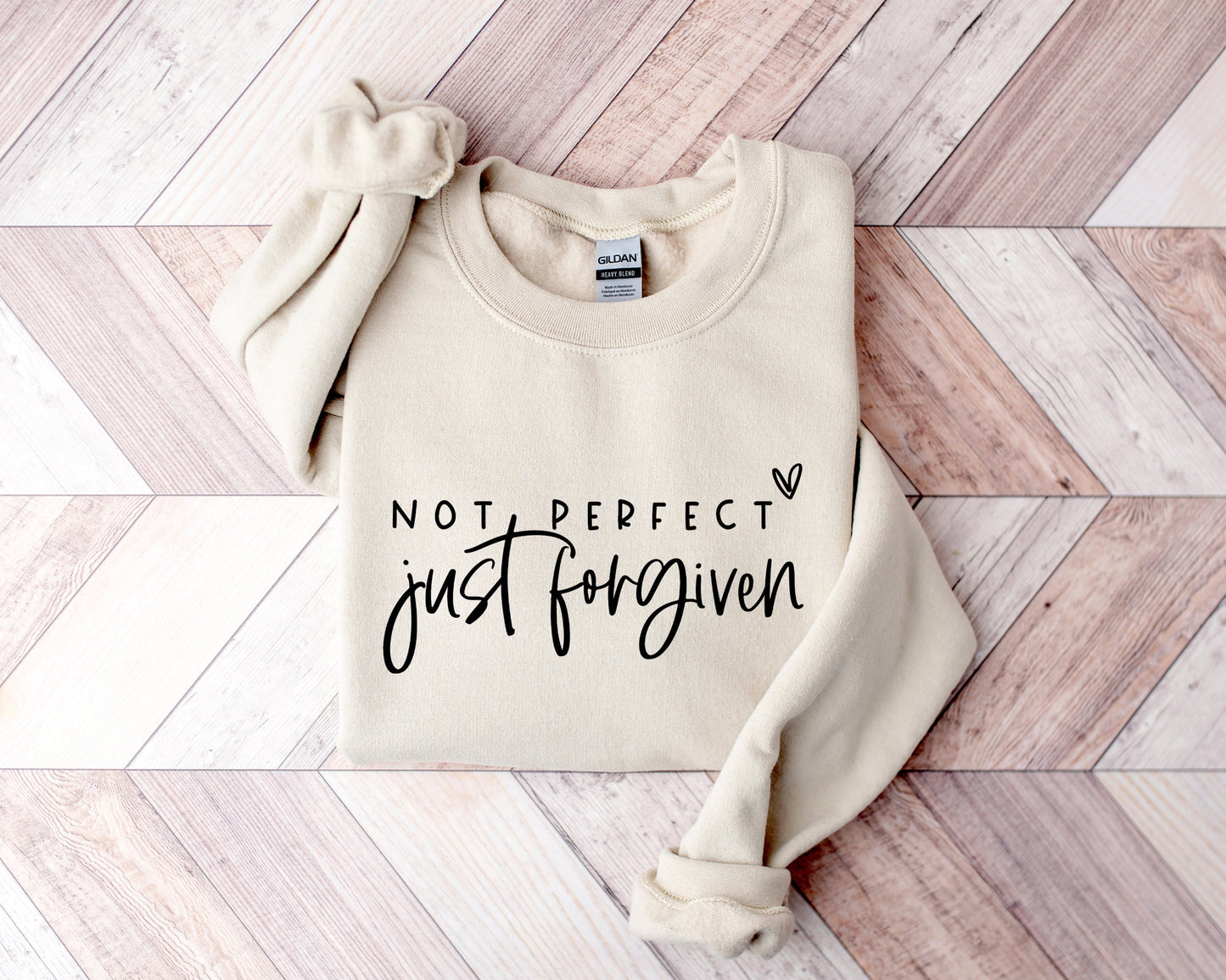 Wholesale Just Forgiven Graphic Tee - Sand Sweatshirt