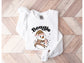 Wholesale Leopard Stanley Snowman Graphic Tee - Tan Tee