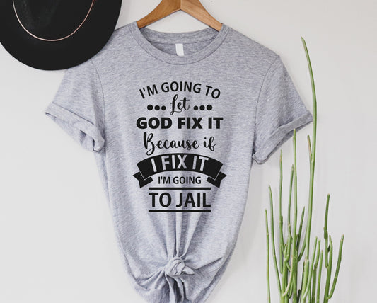 Wholesale Let God Graphic Tee - Sand