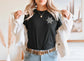 Wholesale Let it Snow Graphic Tee - Black