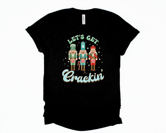 Wholesale Lets Get Crackin Graphic Tee - Mauve