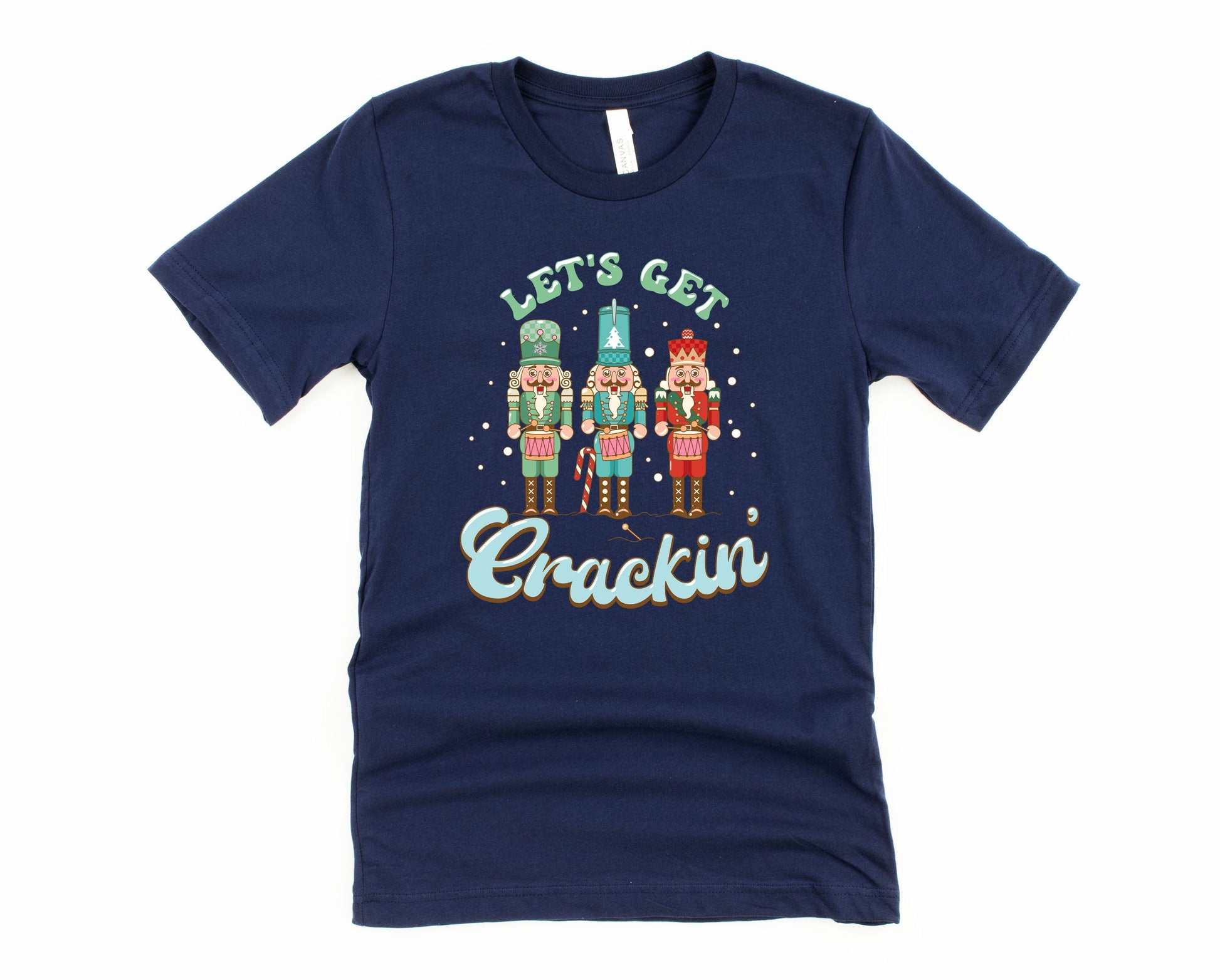 Wholesale Lets Get Crackin Graphic Tee - Navy