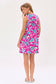 Dear Scarlett Lizzy Tank Dress in Hot Pink