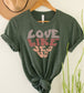 Wholesale Love Like Jesus Graphic Tee - Heather sand