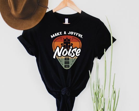 Wholesale Make a Joyful Noise Graphic Tee - Black