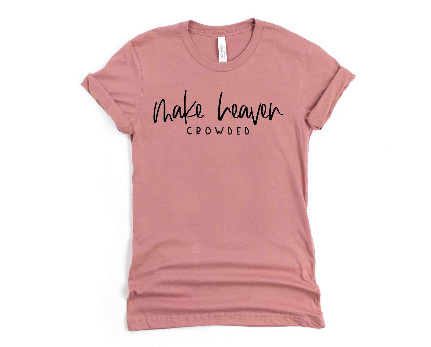 Wholesale Make Heaven Crowded Graphic Tee - Mauve