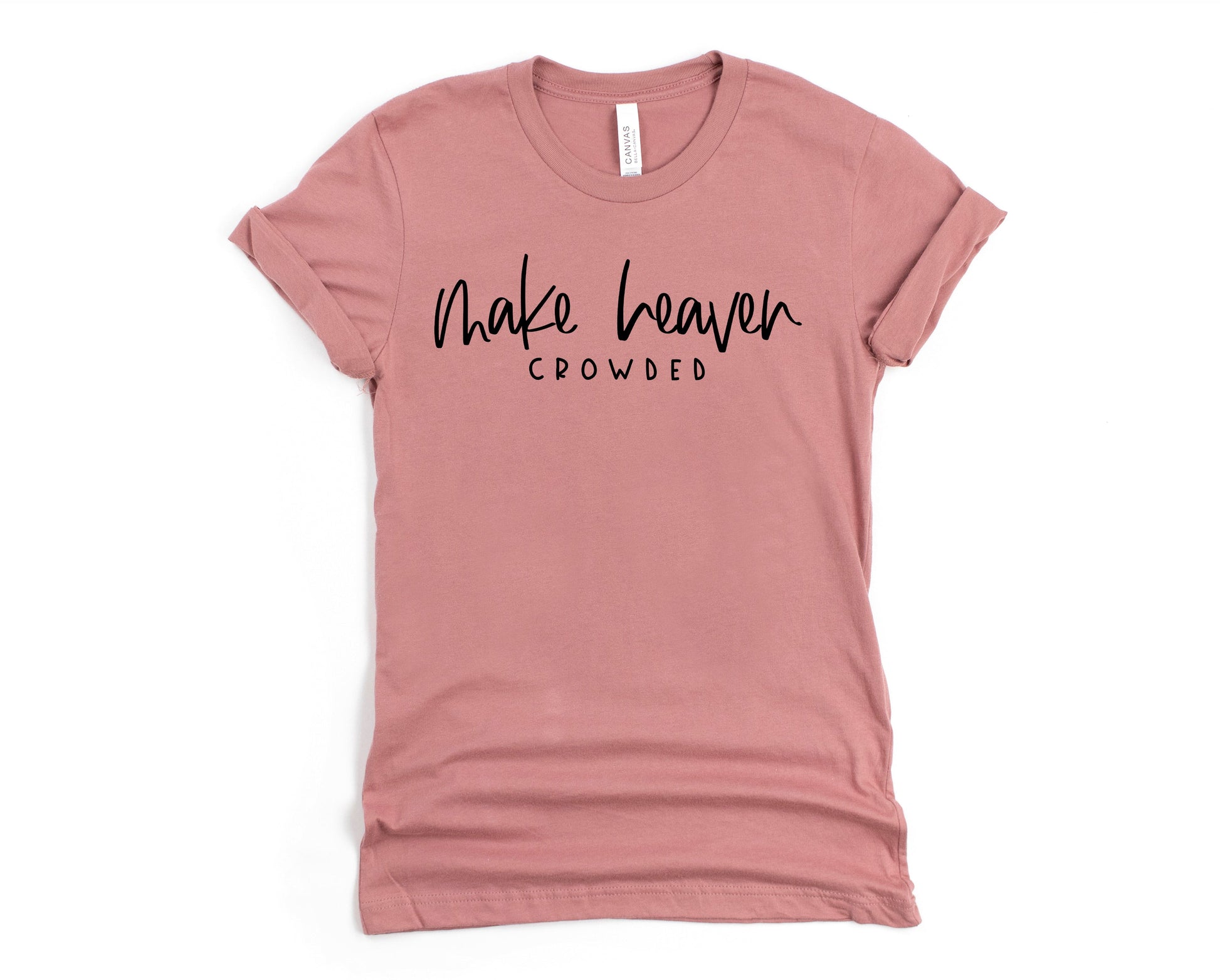 Wholesale Make Heaven Crowded Graphic Tee - Mauve