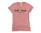 Wholesale Make Heaven Crowded Graphic Tee - Mauve
