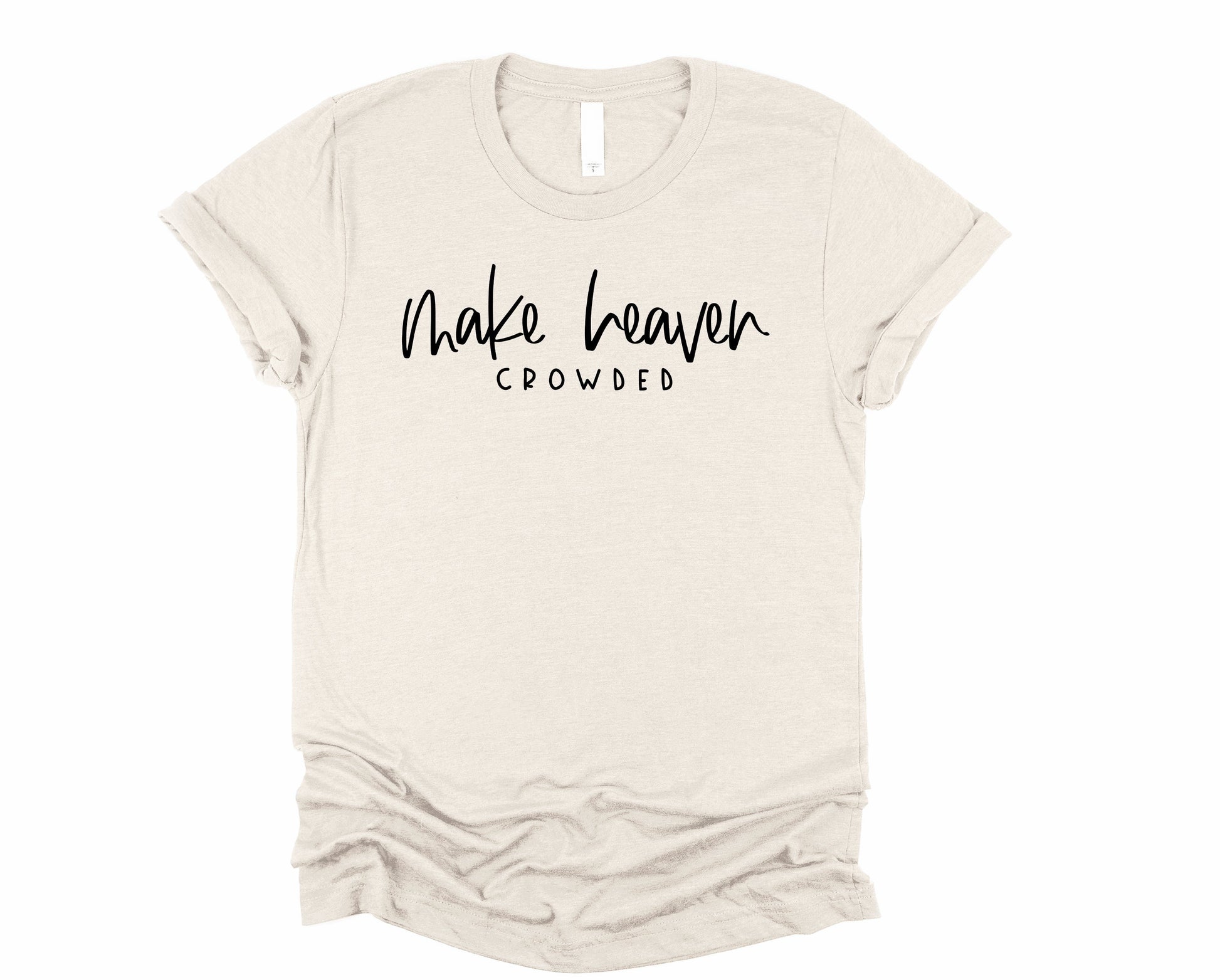 Wholesale Make Heaven Crowded Graphic Tee - Sand